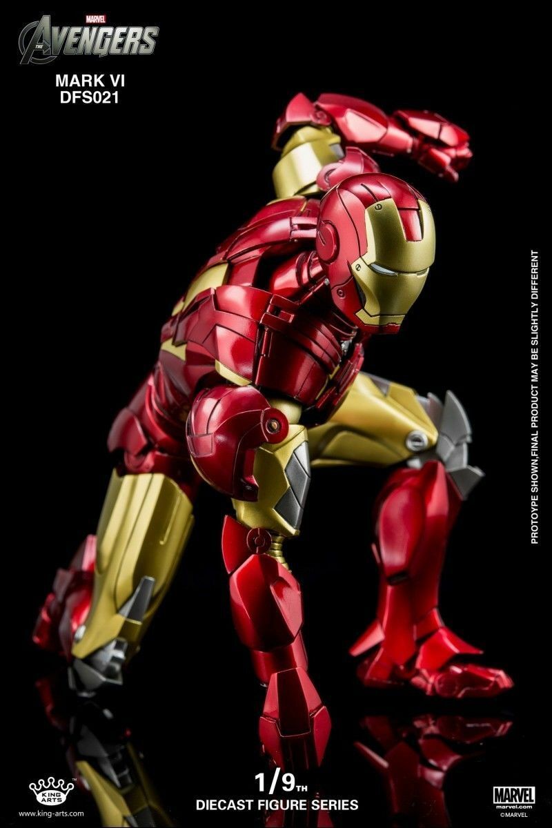 King Arts 1:9 Scale Iron Man Mark VI Collectible Figure