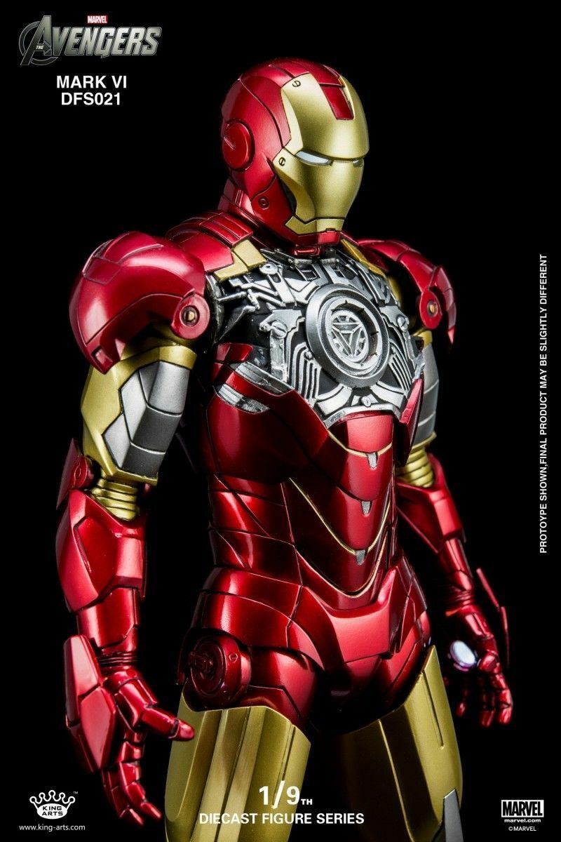 King Arts 1:9 Scale Iron Man Mark VI Collectible Figure