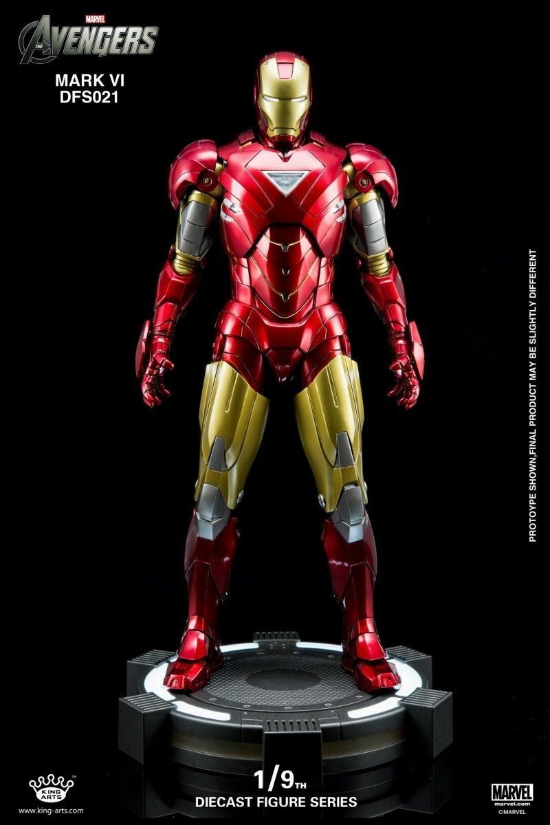 King Arts 1:9 Scale Iron Man Mark VI Collectible Figure