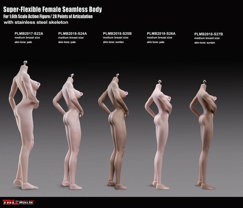 Phicen /TB League S27B Super Flexible Seamless Female 1:6 Scale Body Series with Stainless Steel Skeleton