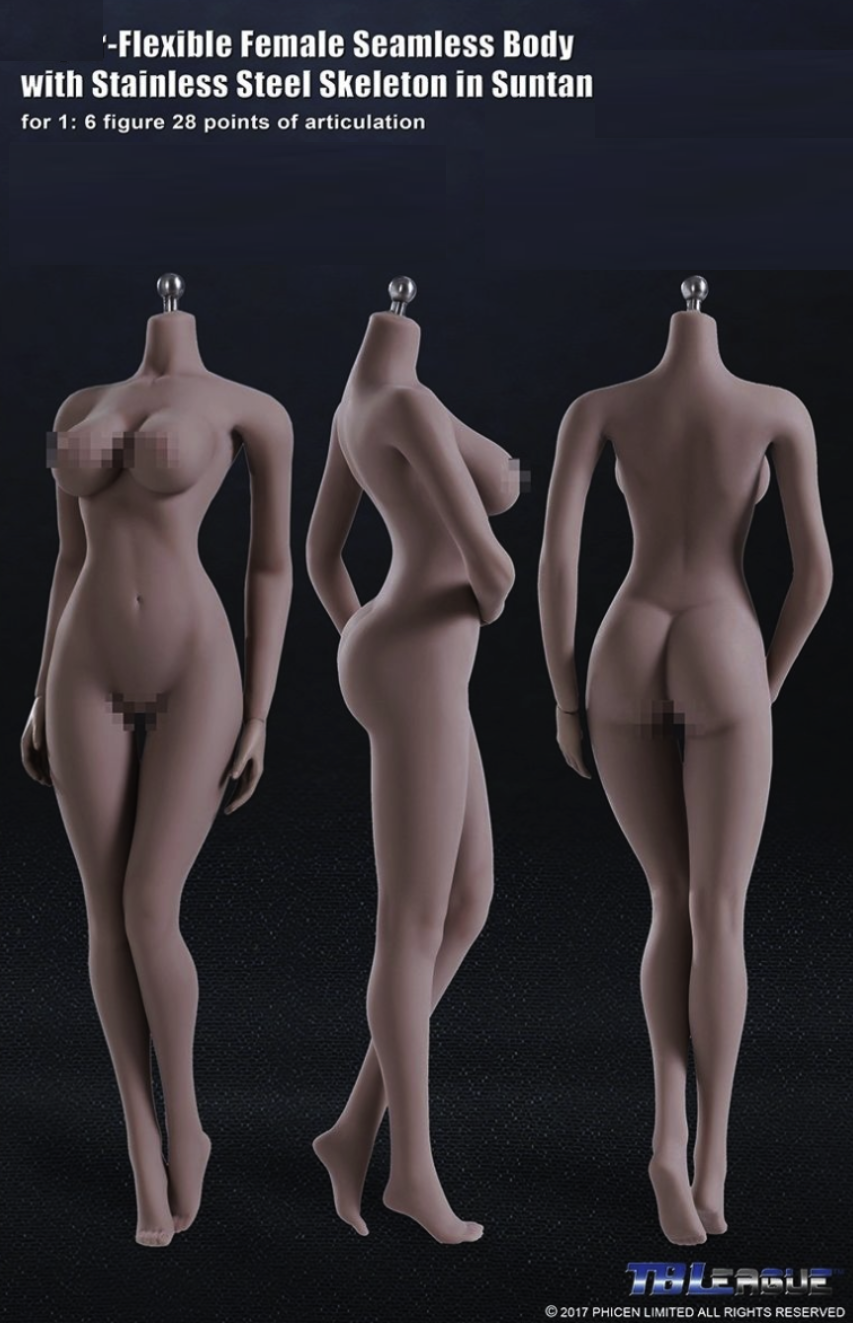 Phicen /TB League S06B Super Flexible Seamless Female 1:6 Scale Body Series with Stainless Steel Skeleton