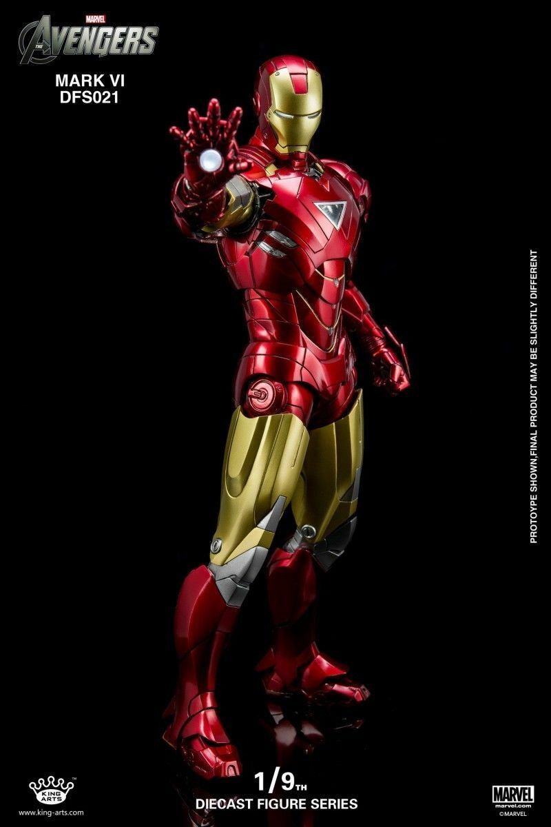 King Arts 1:9 Scale Iron Man Mark VI Collectible Figure