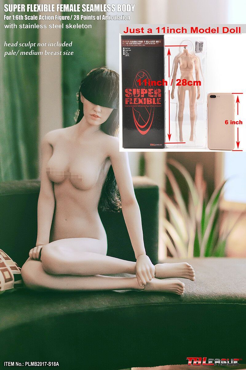 Phicen /TB League S18A Super Flexible Seamless Female 1:6 Scale Body Series with Stainless Steel Skeleton