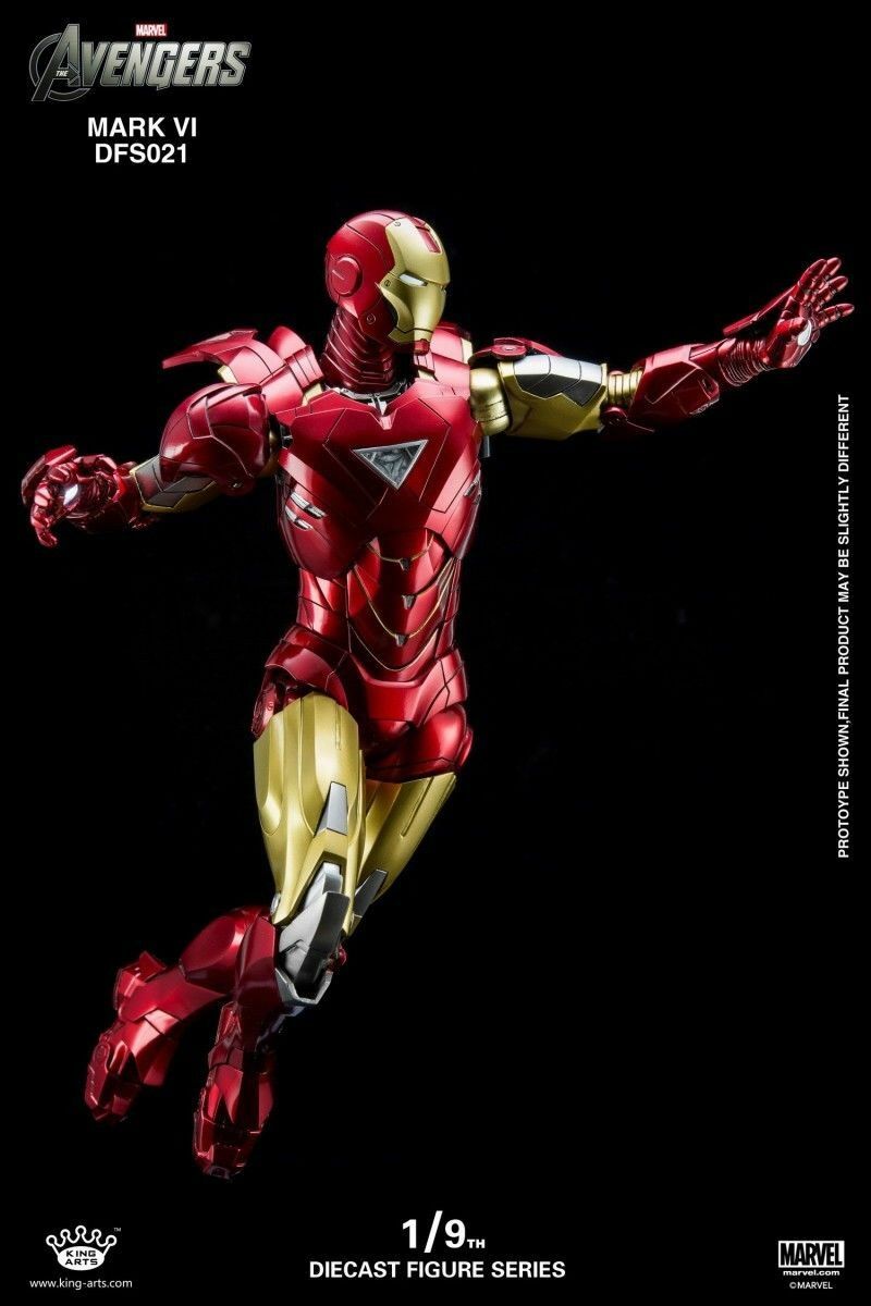 King Arts 1:9 Scale Iron Man Mark VI Collectible Figure