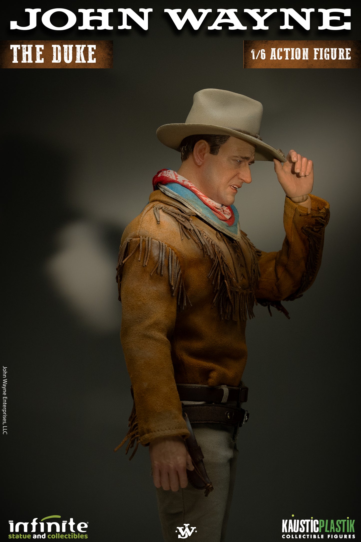 Kaustic Plastik & Infinite Statue John Wayne The Duke 1:6 Action Figure Standard Version