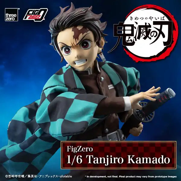 Threezero Demon Slayer: Kimetsu no Yaiba FigZero Tanjiro Kamado 1:6 Scale Collectible Figure