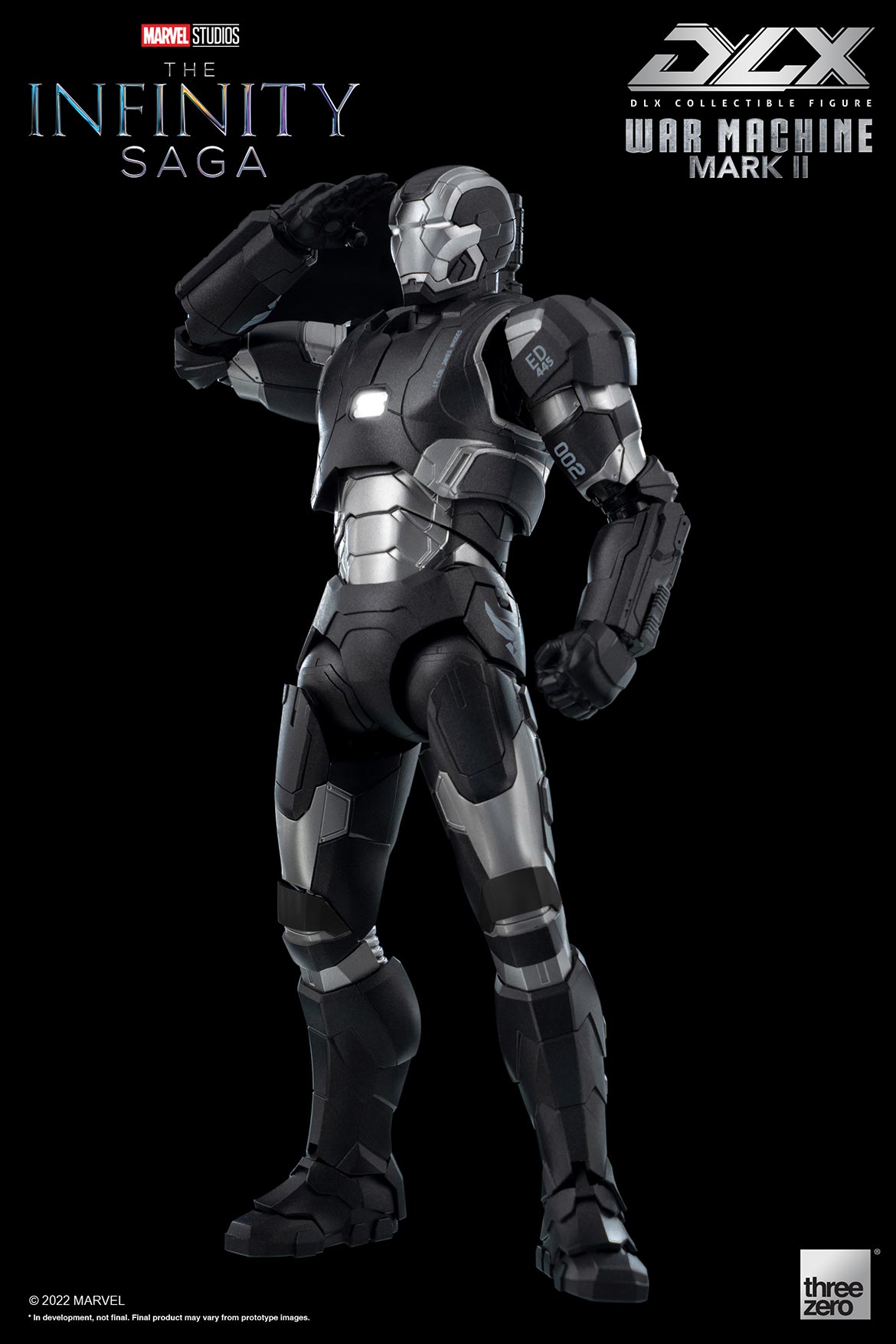 Threezero Marvel Studios: The Infinity Saga DLX War Machine Mark 2 Collectible Figure