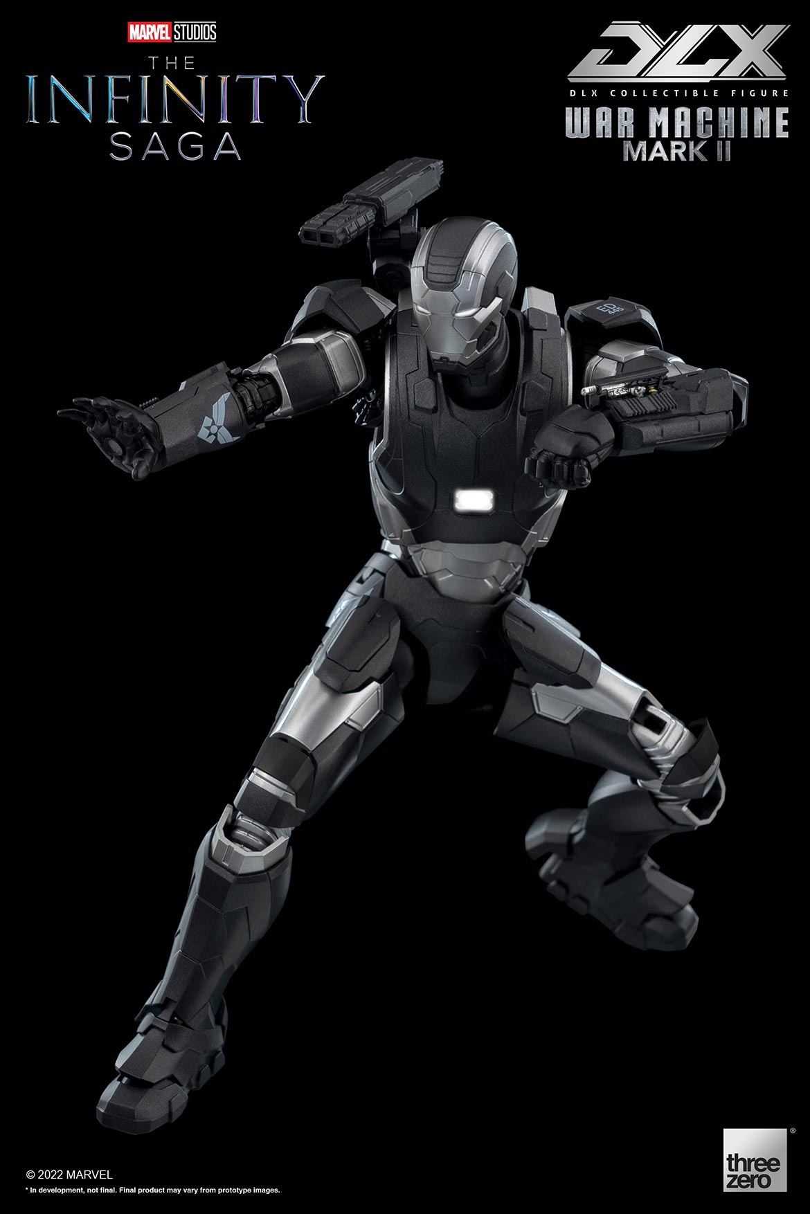 Threezero Marvel Studios: The Infinity Saga DLX War Machine Mark 2 Collectible Figure