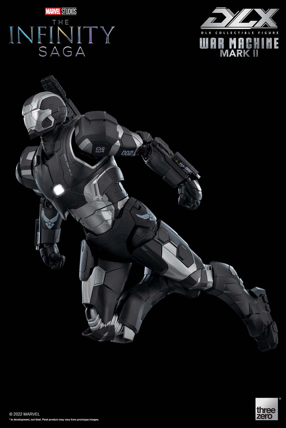 Threezero Marvel Studios: The Infinity Saga DLX War Machine Mark 2 Collectible Figure