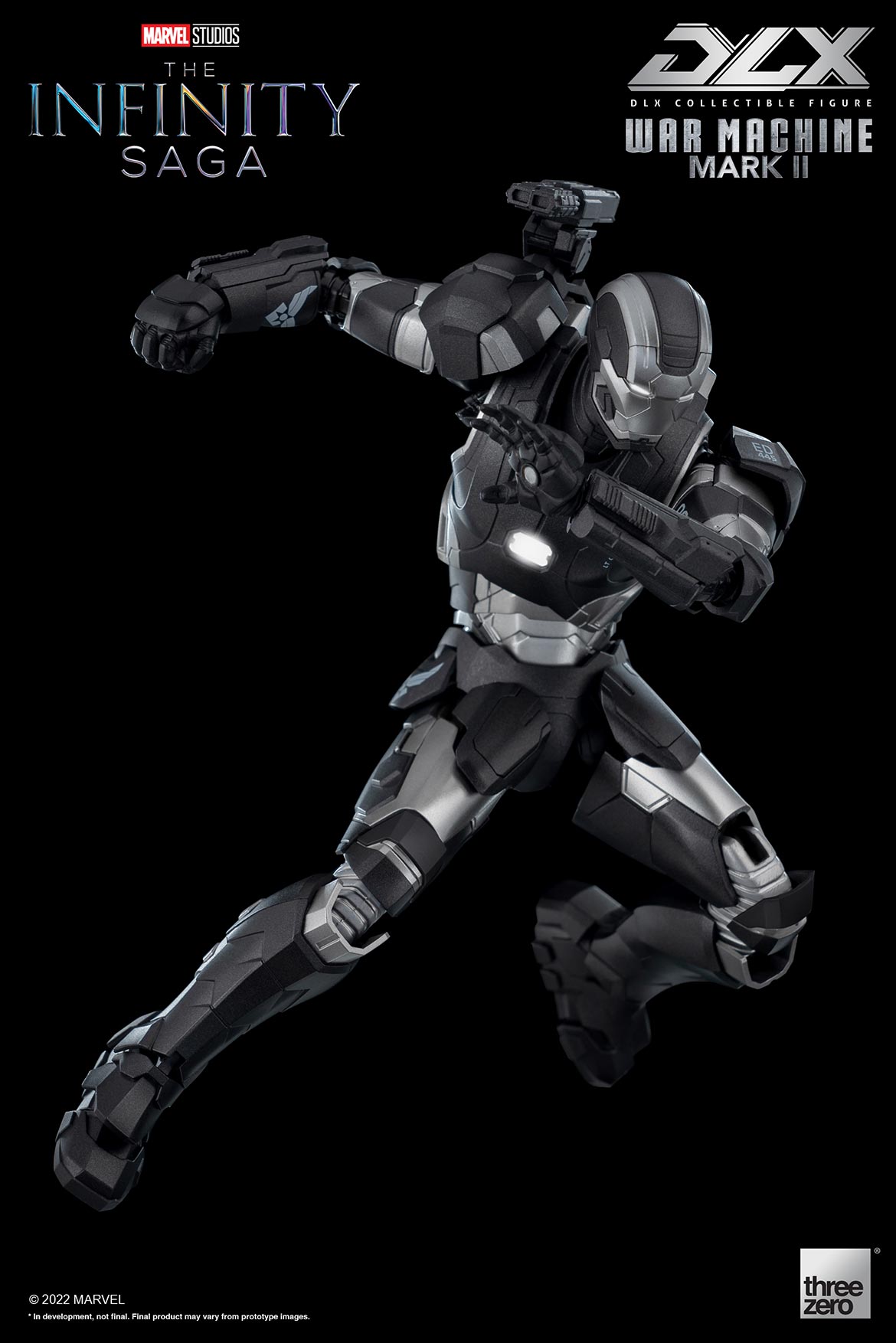 Threezero Marvel Studios: The Infinity Saga DLX War Machine Mark 2 Collectible Figure