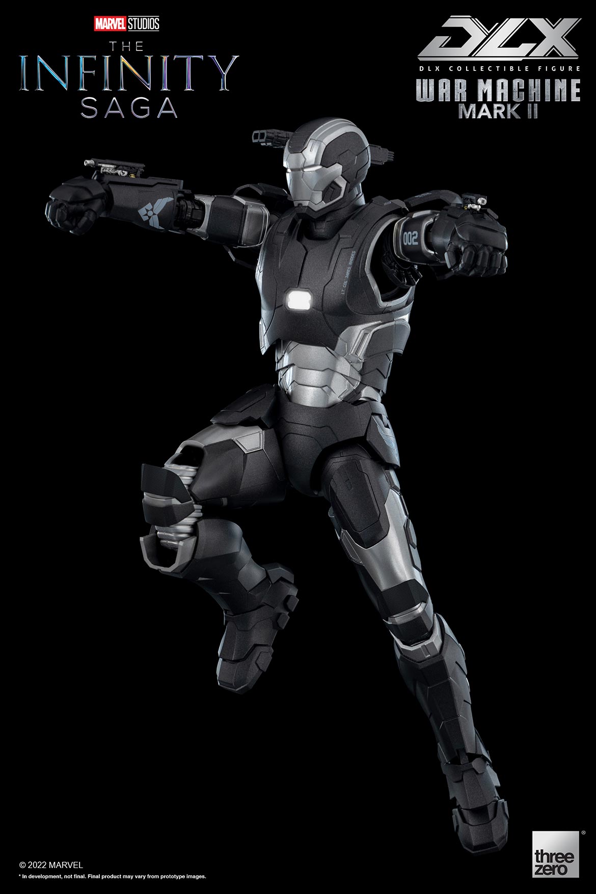 Threezero Marvel Studios: The Infinity Saga DLX War Machine Mark 2 Collectible Figure