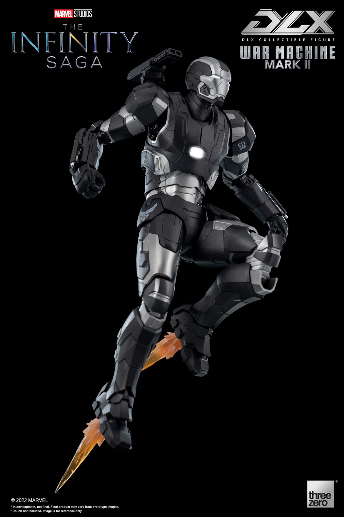 Threezero Marvel Studios: The Infinity Saga DLX War Machine Mark 2 Collectible Figure