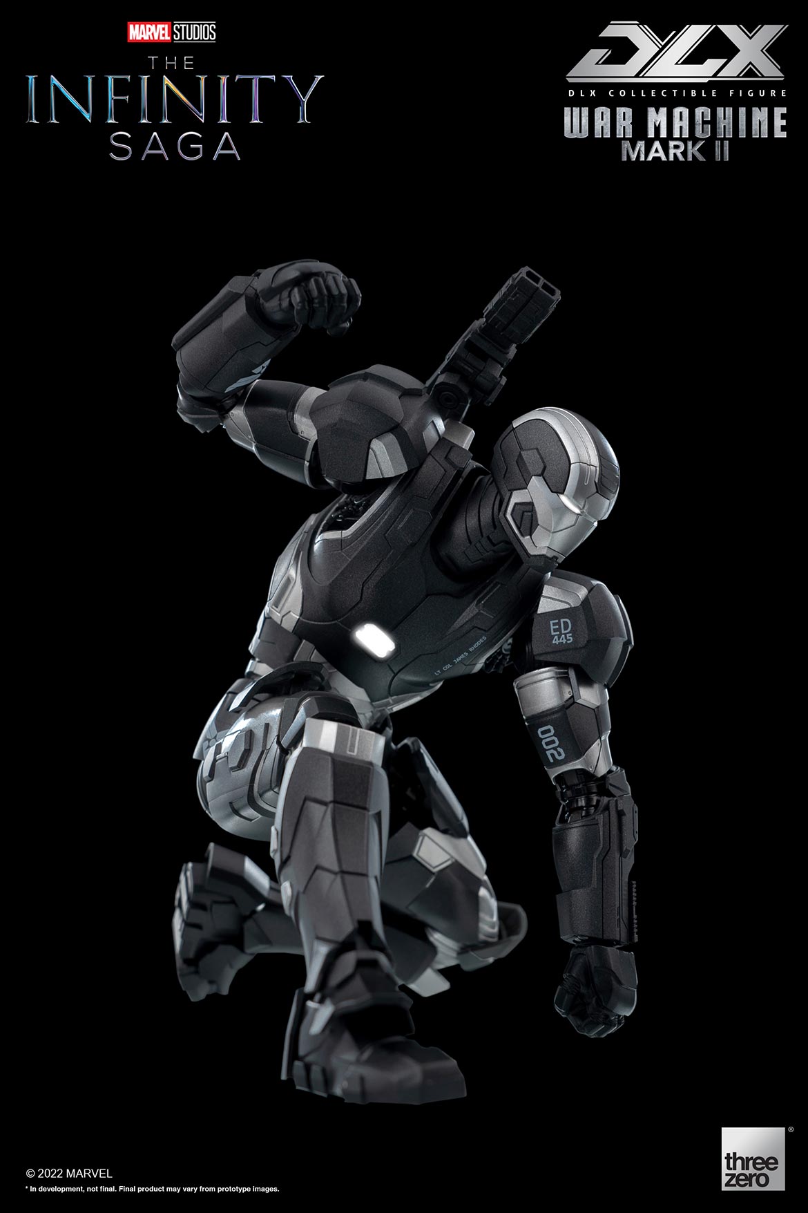 Threezero Marvel Studios: The Infinity Saga DLX War Machine Mark 2 Collectible Figure