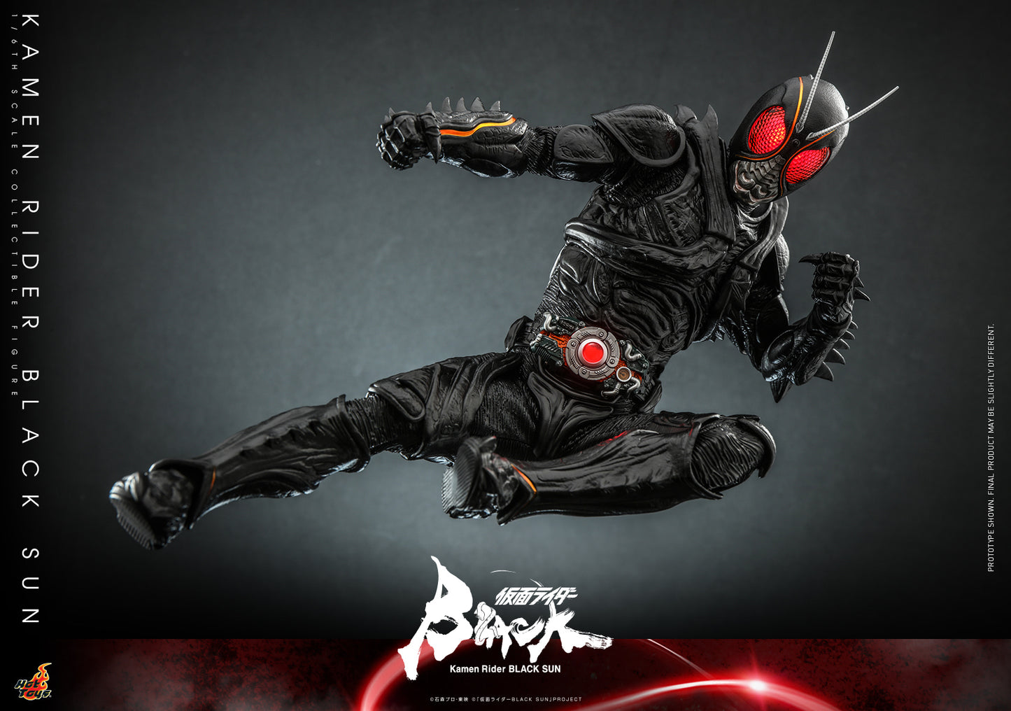 Hot Toys “Kamen Rider Black Sun” – Kamen Rider Black Sun 1:6 Scale Collectible Figure (Special Edition Exclusive -Life Size Red Kingstone) TMS100B