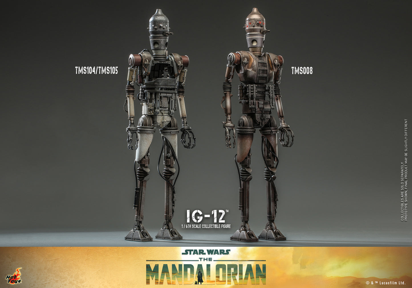 Hot Toys "Star Wars: The Mandalorian™" - IG-12™ 1:6 Scale Collectible Figure TMS104