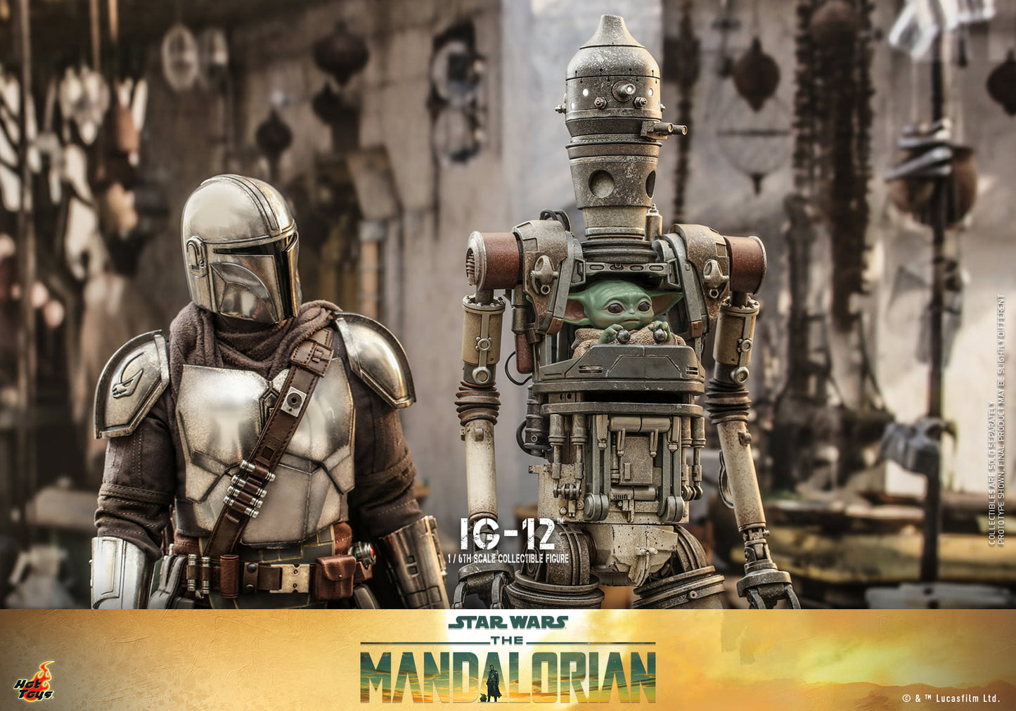 Hot Toys "Star Wars: The Mandalorian™" - IG-12™ 1:6 Scale Collectible Figure TMS104