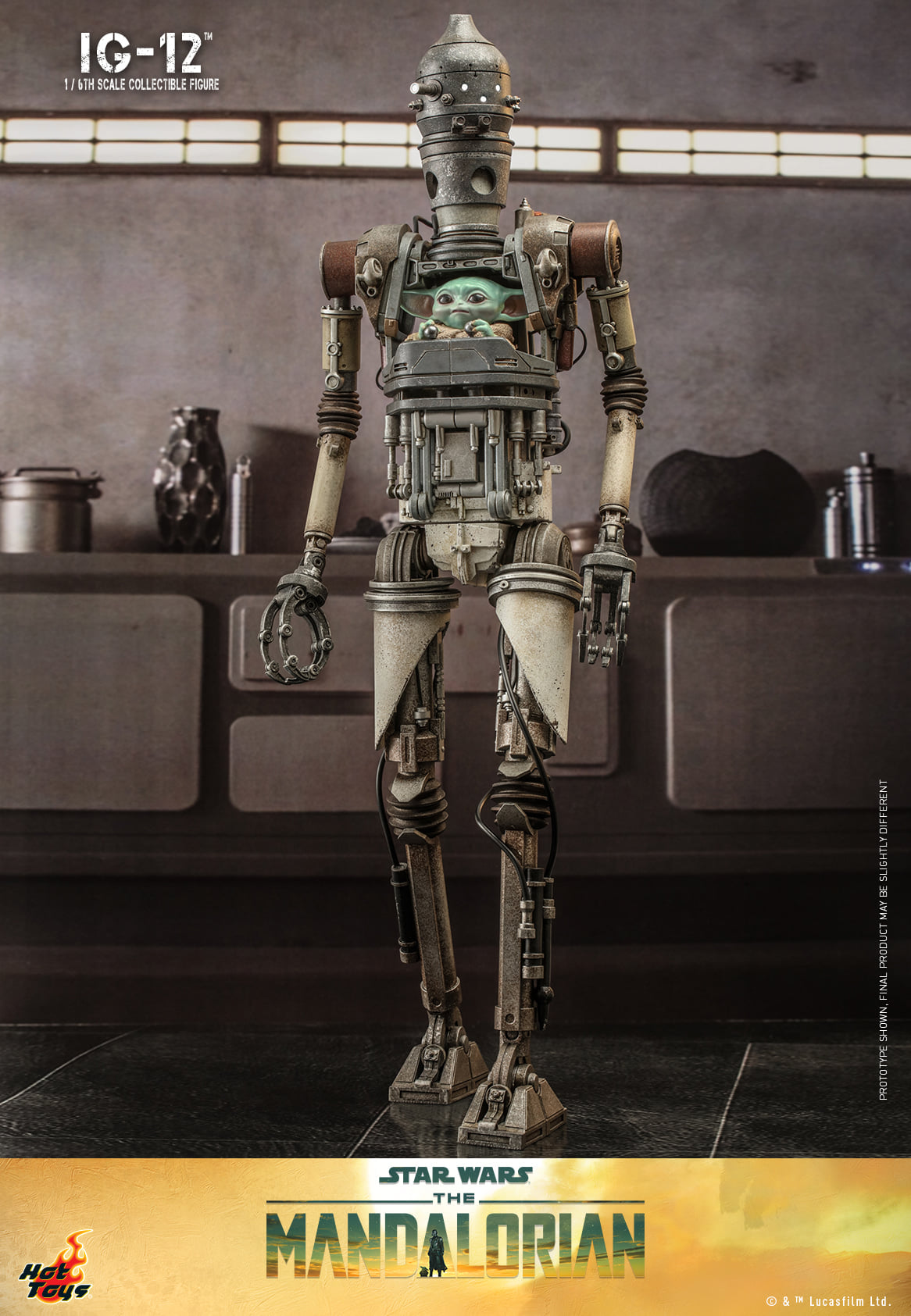 Hot Toys "Star Wars: The Mandalorian™" - IG-12™ 1:6 Scale Collectible Figure TMS104