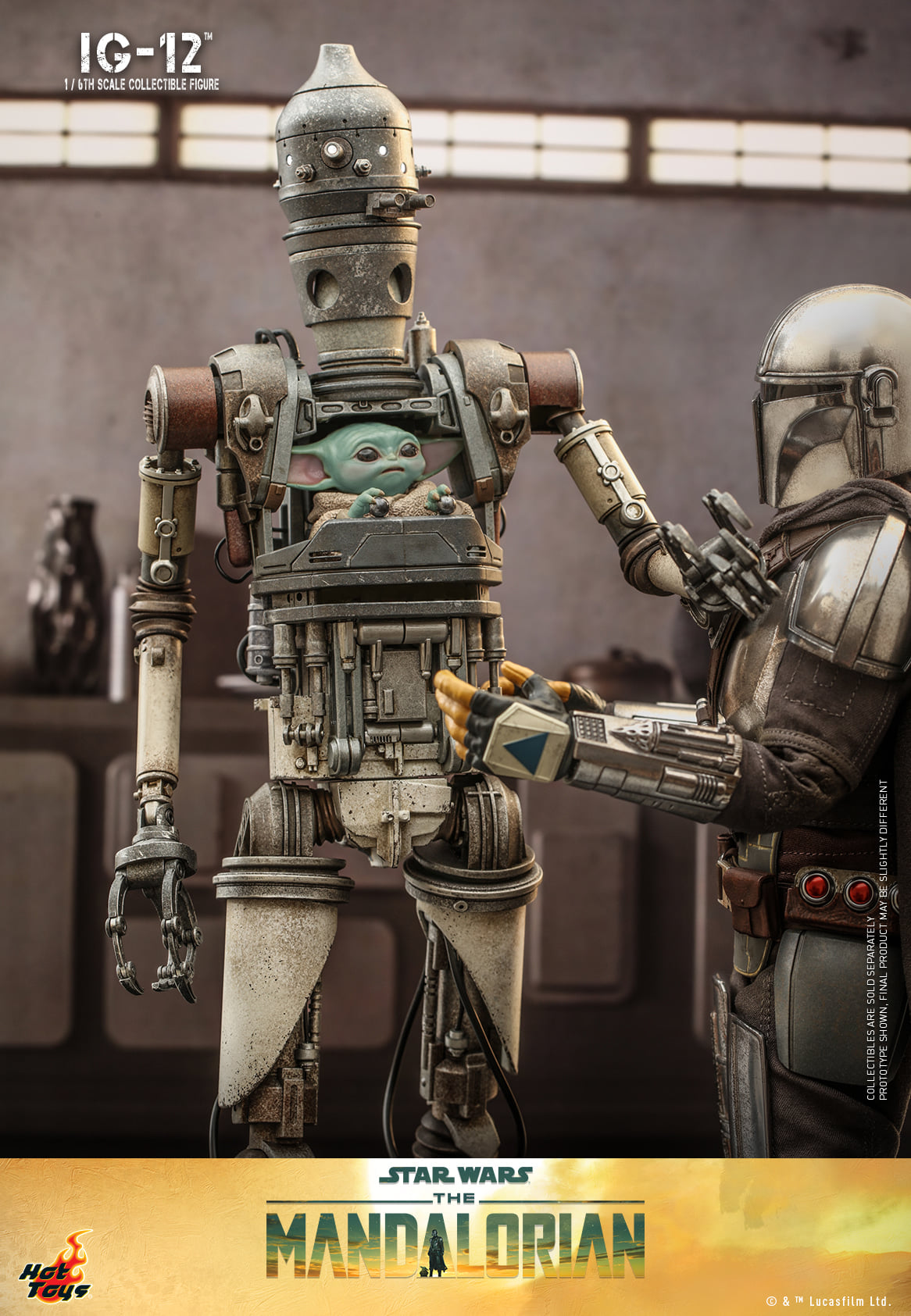 Hot Toys "Star Wars: The Mandalorian™" - IG-12™ 1:6 Scale Collectible Figure TMS104