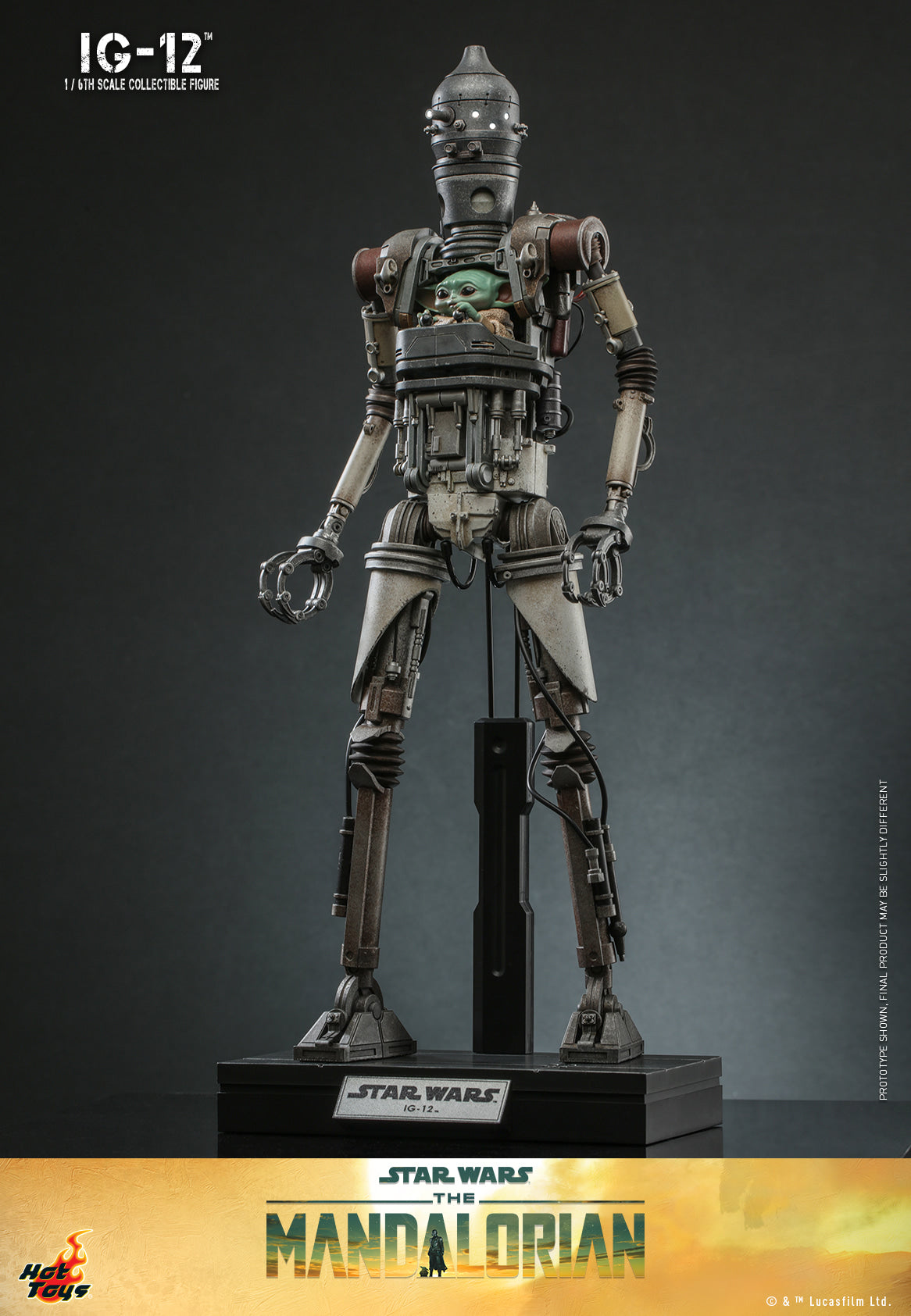 Hot Toys "Star Wars: The Mandalorian™" - IG-12™ 1:6 Scale Collectible Figure TMS104