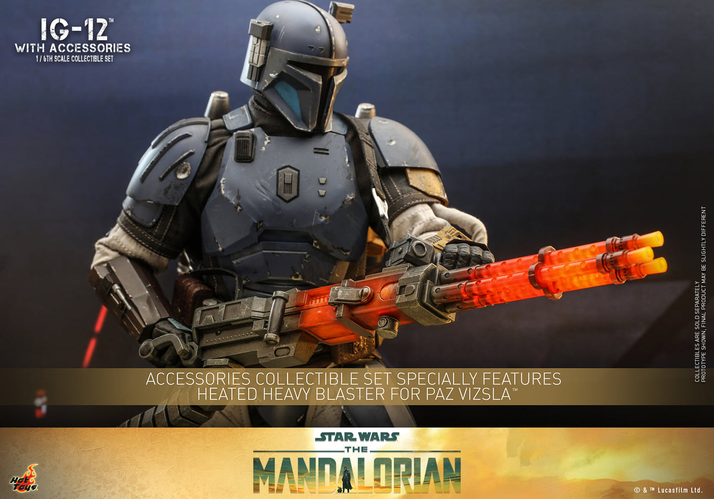 Hot Toys "Star Wars: The Mandalorian™" - IG-12™ With Accessories 1:6 Scale Collectible Set TMS105