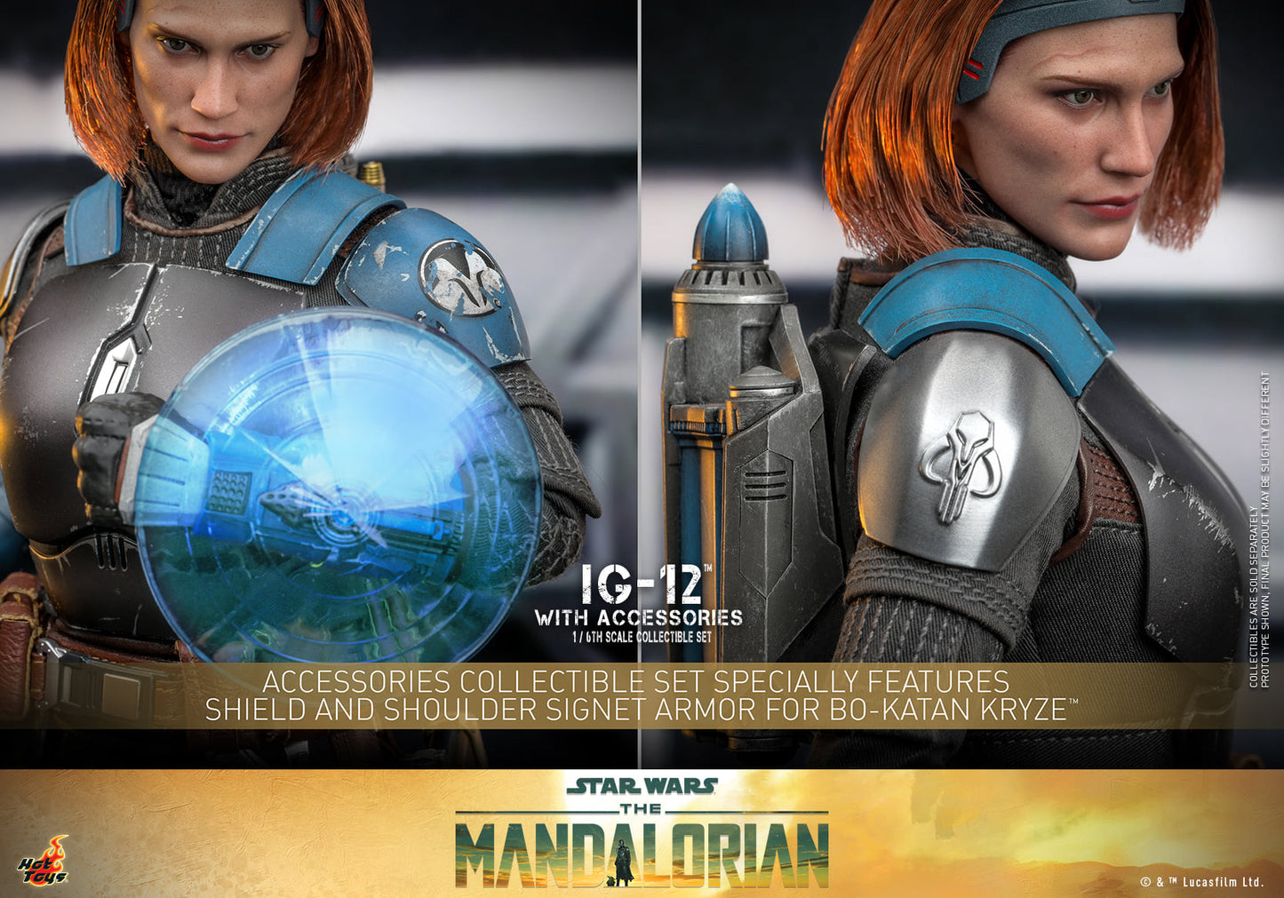 Hot Toys "Star Wars: The Mandalorian™" - IG-12™ With Accessories 1:6 Scale Collectible Set TMS105