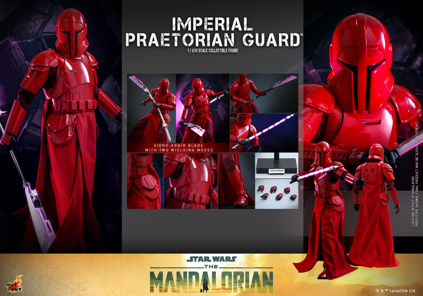 Hot Toys Star Wars: The Mandalorian™ Imperial Praetorian Guard™ 1/6th Scale Collectible Figure TMS108