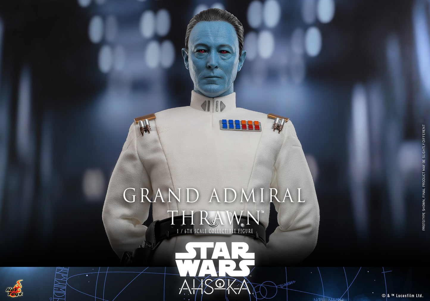 Hot Toys Star Wars: Ahsoka™ Grand Admiral Thrawn™ 1:6 Scale Collectible Figure TMS116