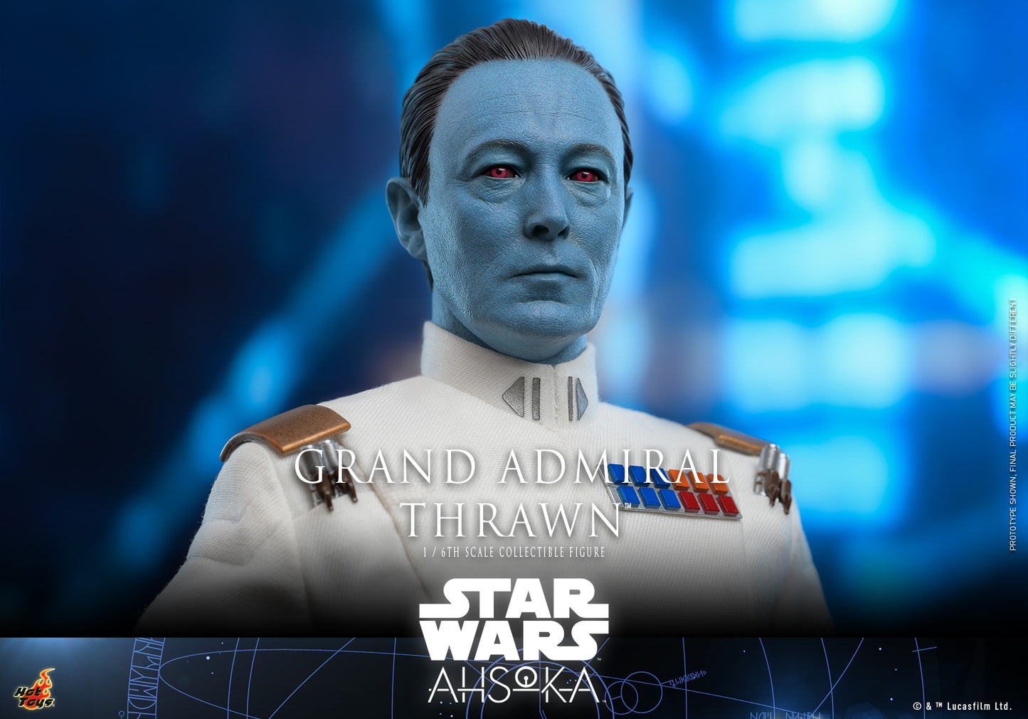 Hot Toys Star Wars: Ahsoka™ Grand Admiral Thrawn™ 1:6 Scale Collectible Figure TMS116