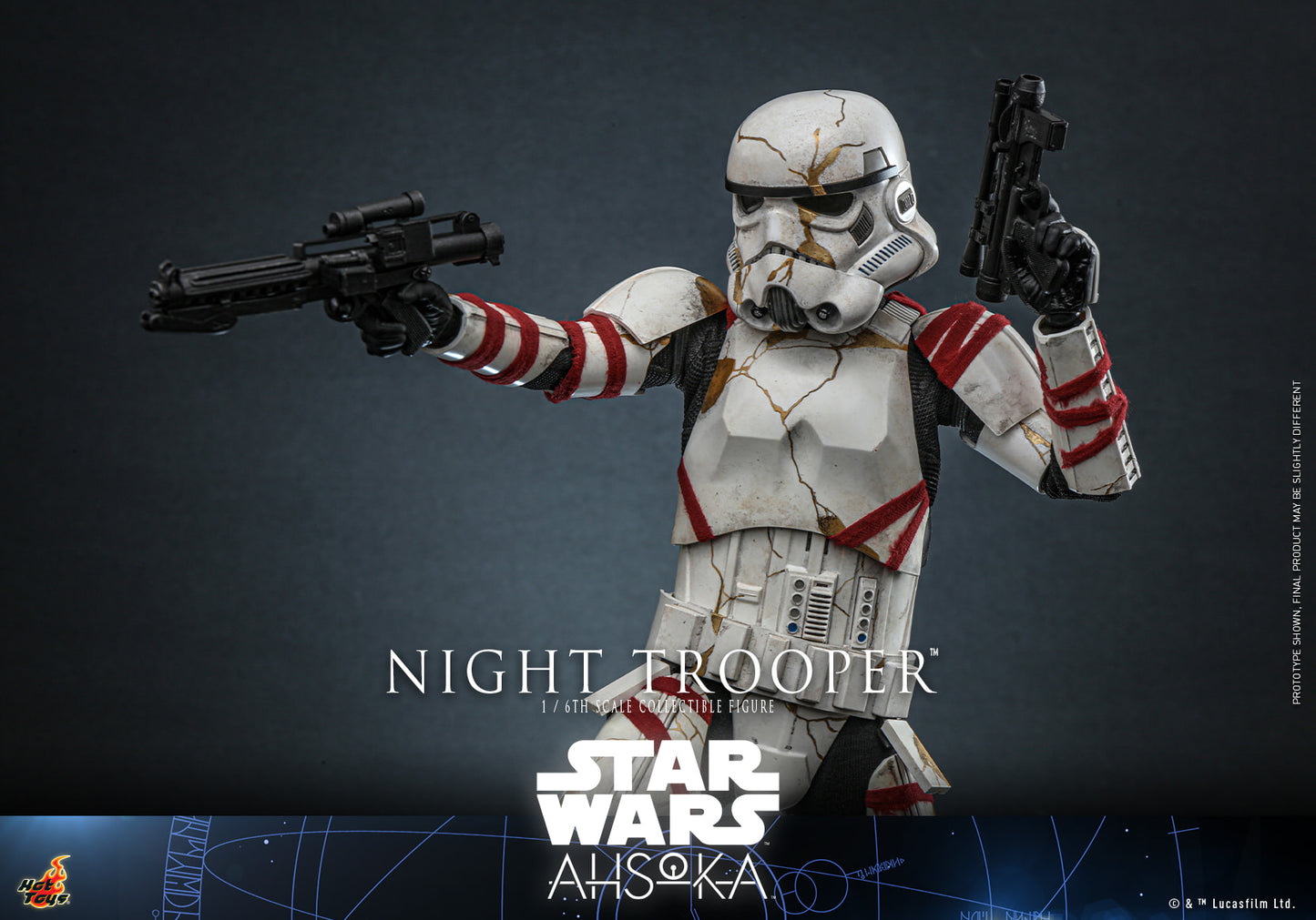 Hot Toys Star Wars: Ahsoka™ Night Trooper™ 1:6 Scale Collectible Figure TMS121