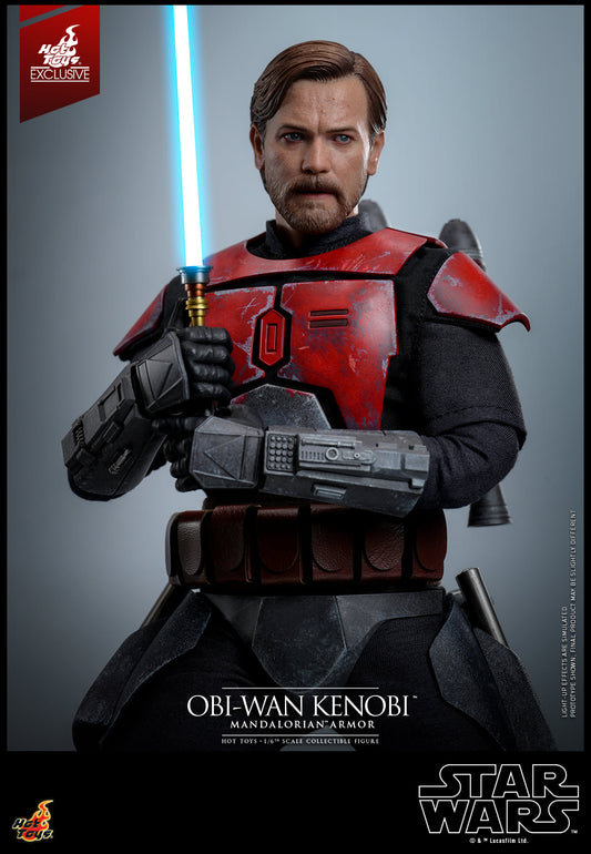 Hot Toys Star Wars: The Clone Wars™ Obi-wan Kenobi™ (Mandalorian™ Armor) 1:6 Scale Collectible Figure TMS126