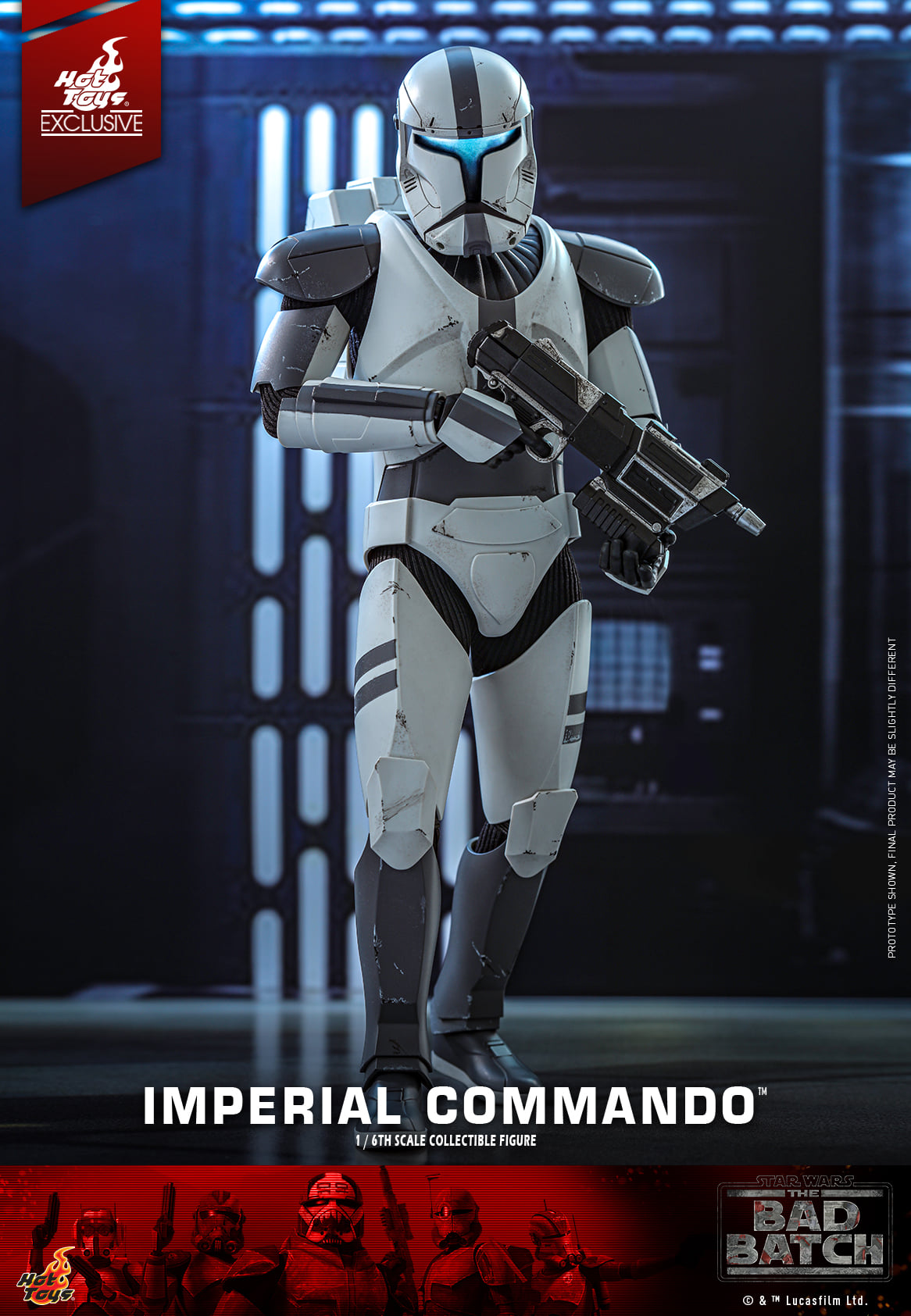 Hot Toys Star Wars: The Bad Batch™ Imperial Commando™ 1/6th Scale Collectible Figure TMS128