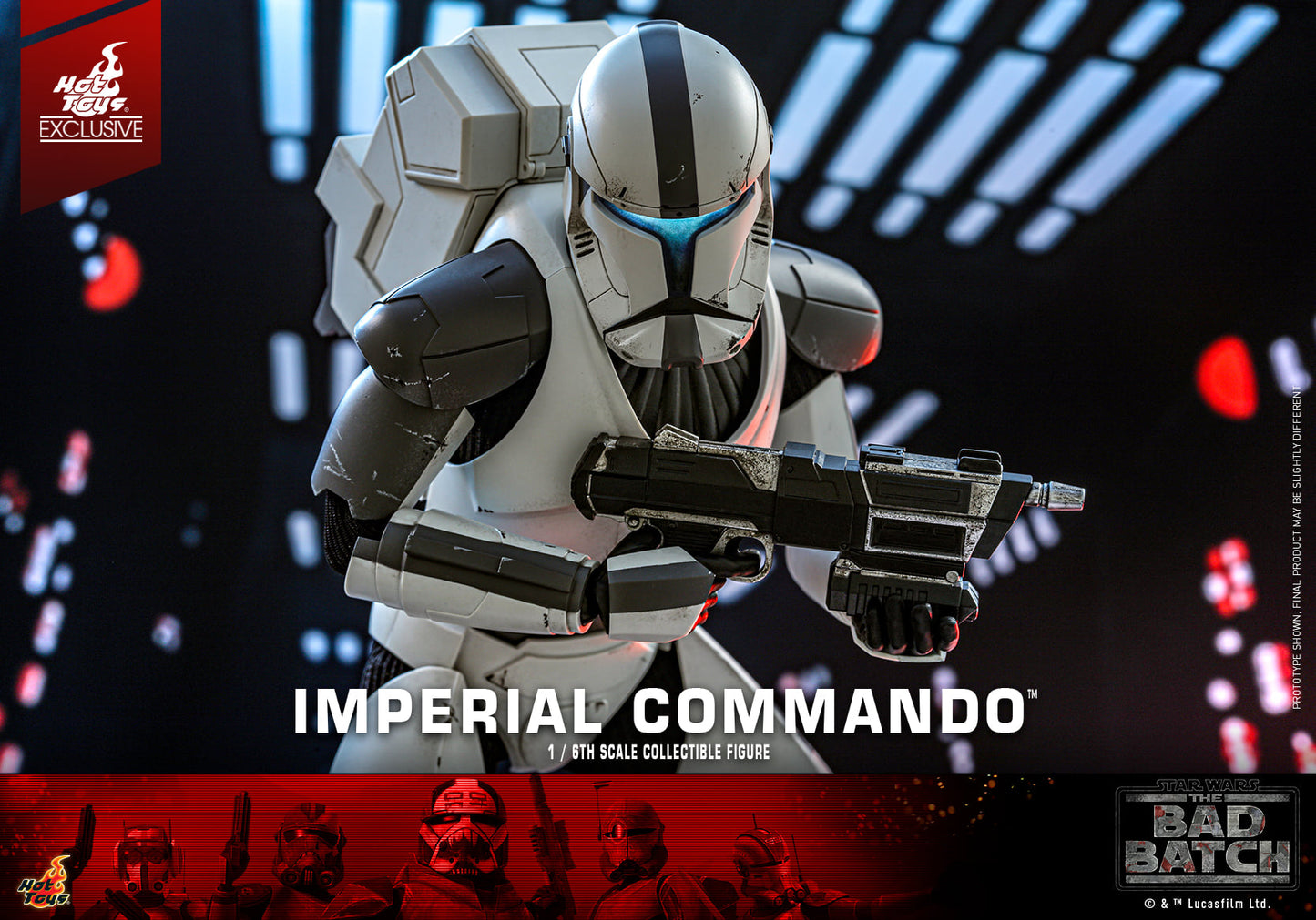 Hot Toys Star Wars: The Bad Batch™ Imperial Commando™ 1/6th Scale Collectible Figure TMS128