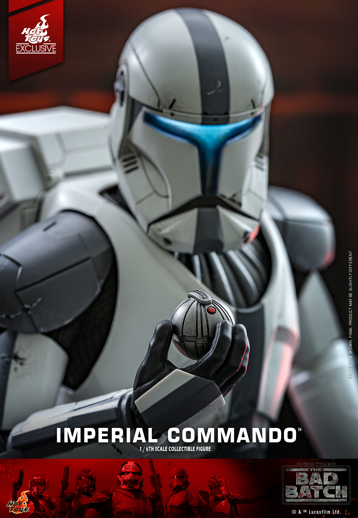 Hot Toys Star Wars: The Bad Batch™ Imperial Commando™ 1/6th Scale Collectible Figure TMS128