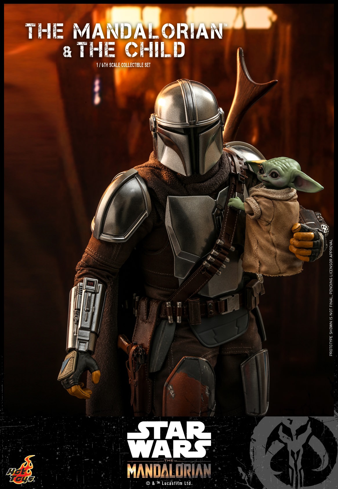 Hot Toys The Mandalorian -The Mandalorian and The Child TMS014 ( Regular Edition)