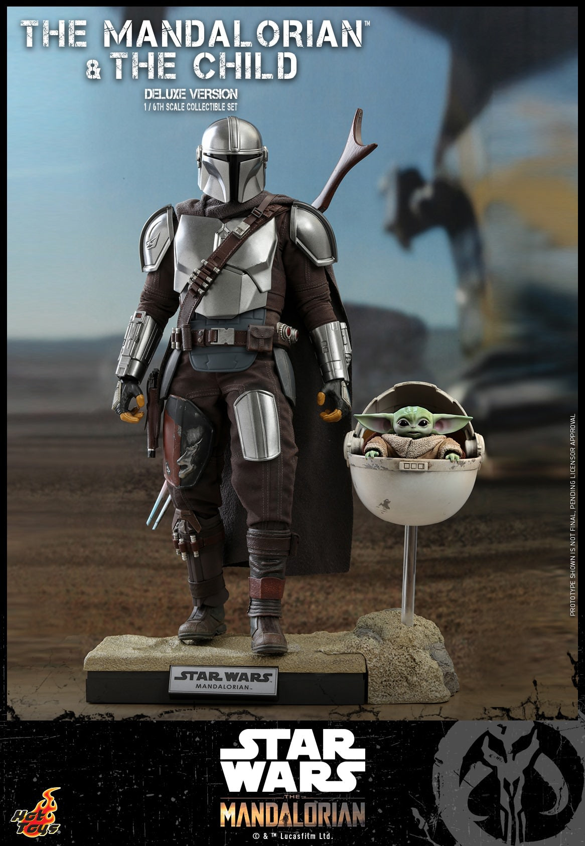 Hot Toys The Mandalorian -The Mandalorian and The Child TMS015 ( Deluxe Edition)