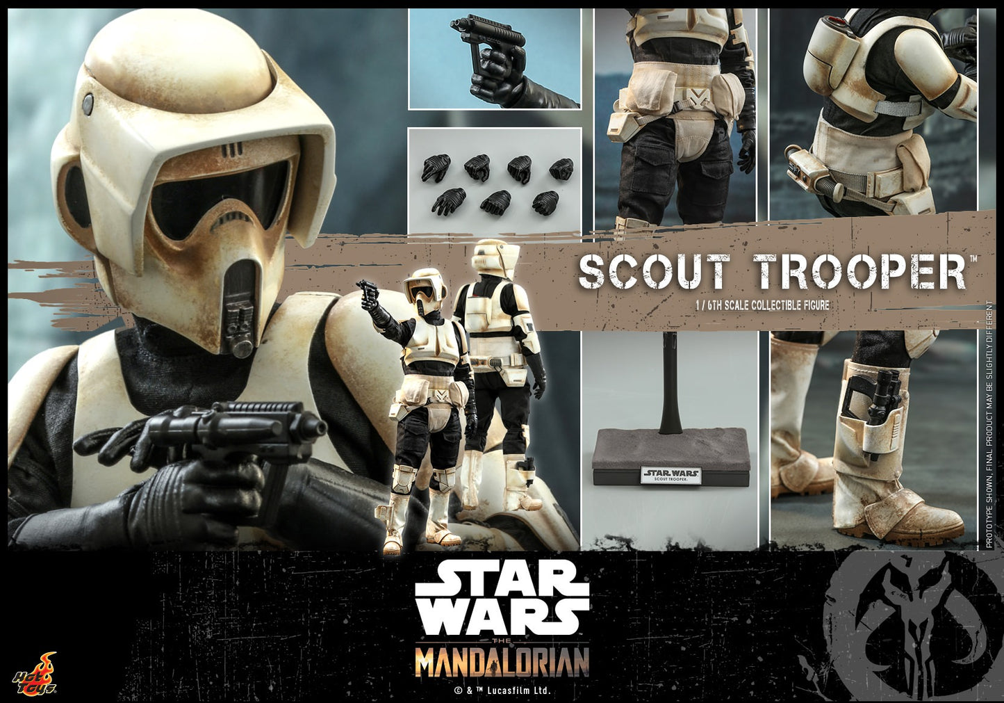 Hot Toys The Mandalorian -Scout Trooper TMS016