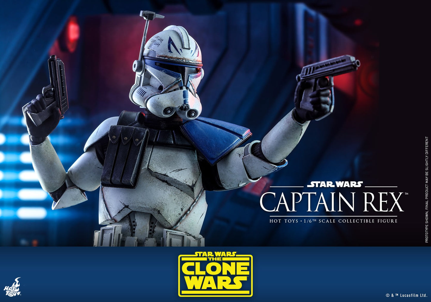 Hot Toys Star Wars: The Clone Wars - Captain Rex TMS018