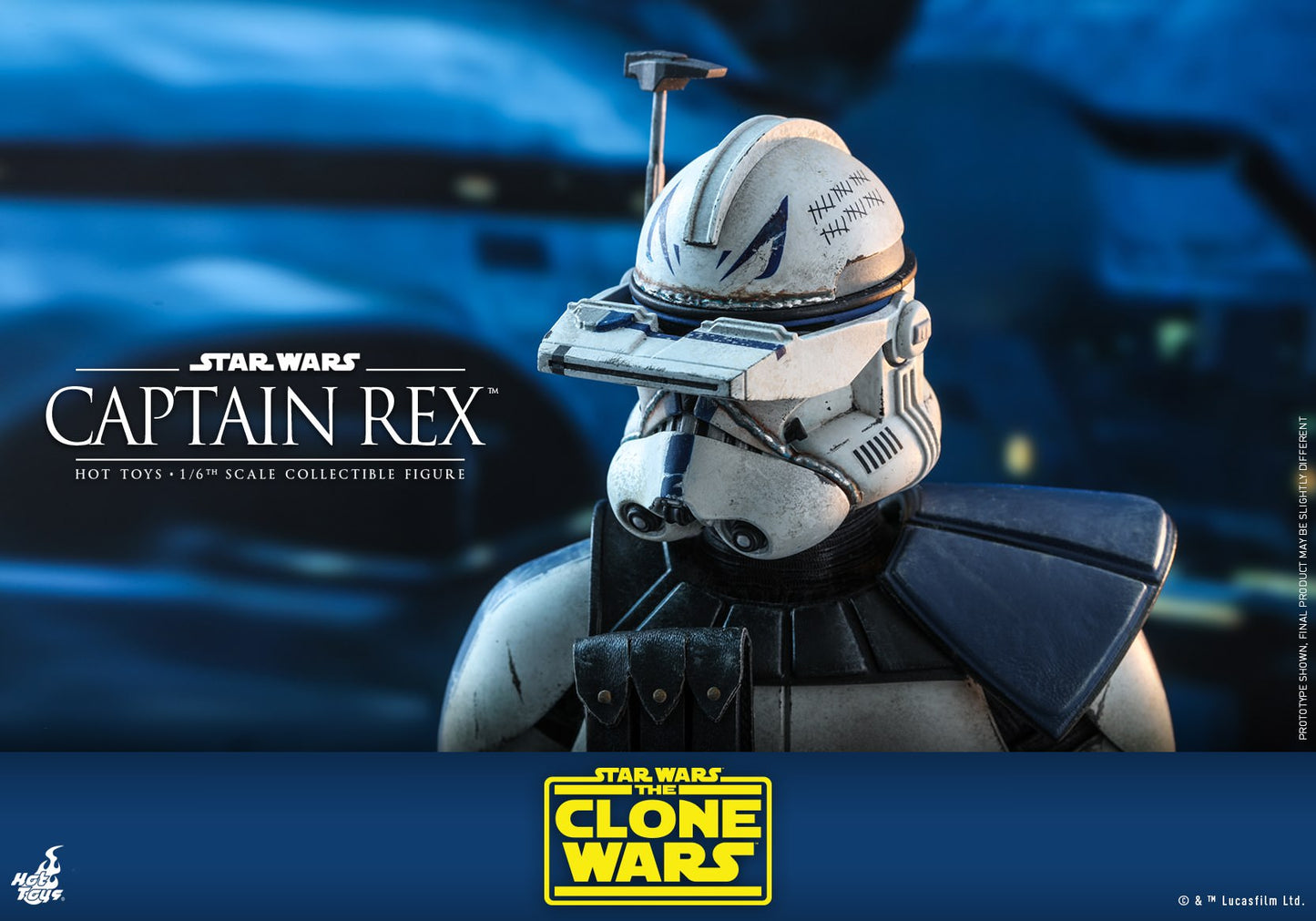 Hot Toys Star Wars: The Clone Wars - Captain Rex TMS018