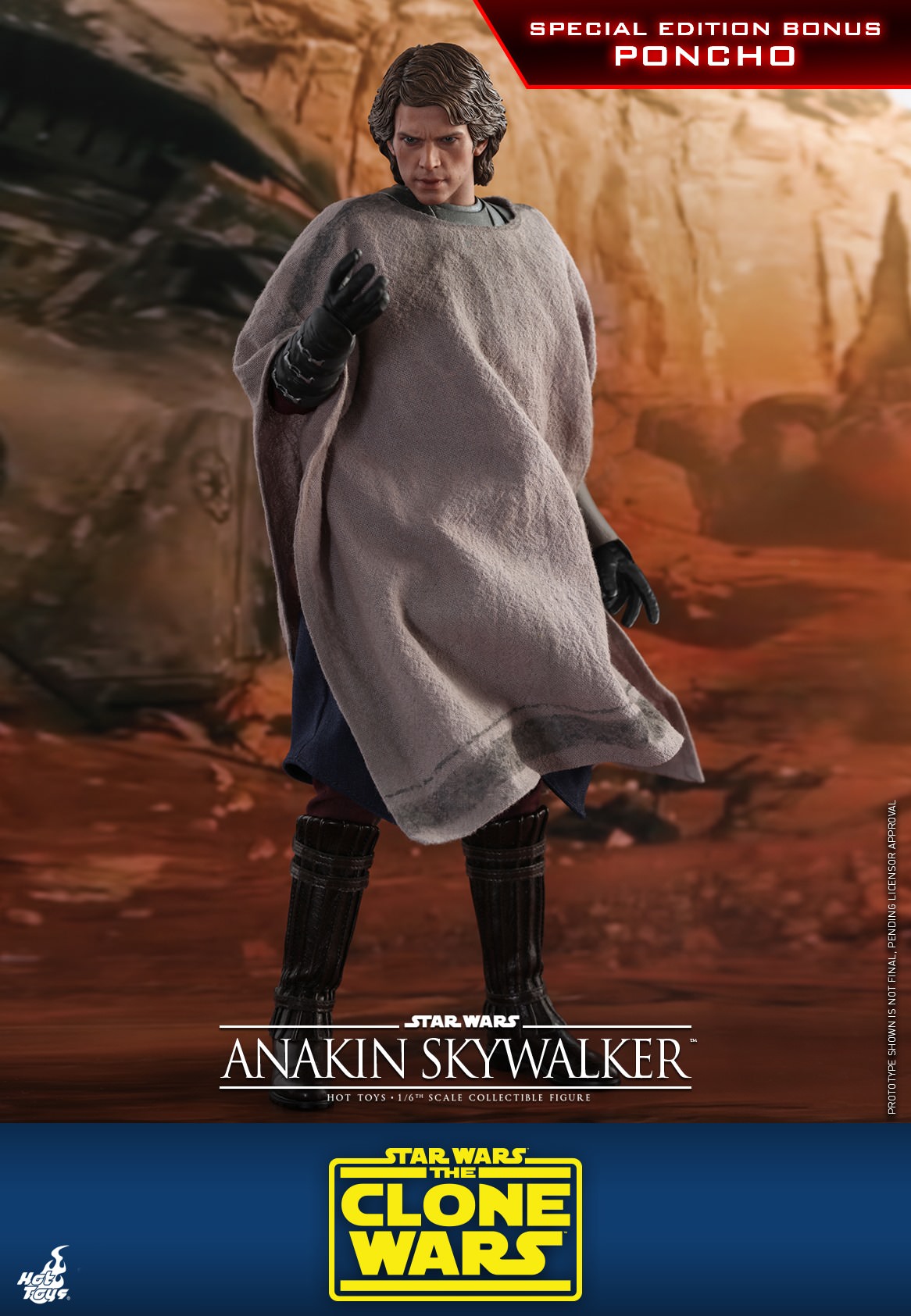 Hot Toys Star Wars: The Clone Wars -Anakin Skywalker (Special Edition) TMS019B