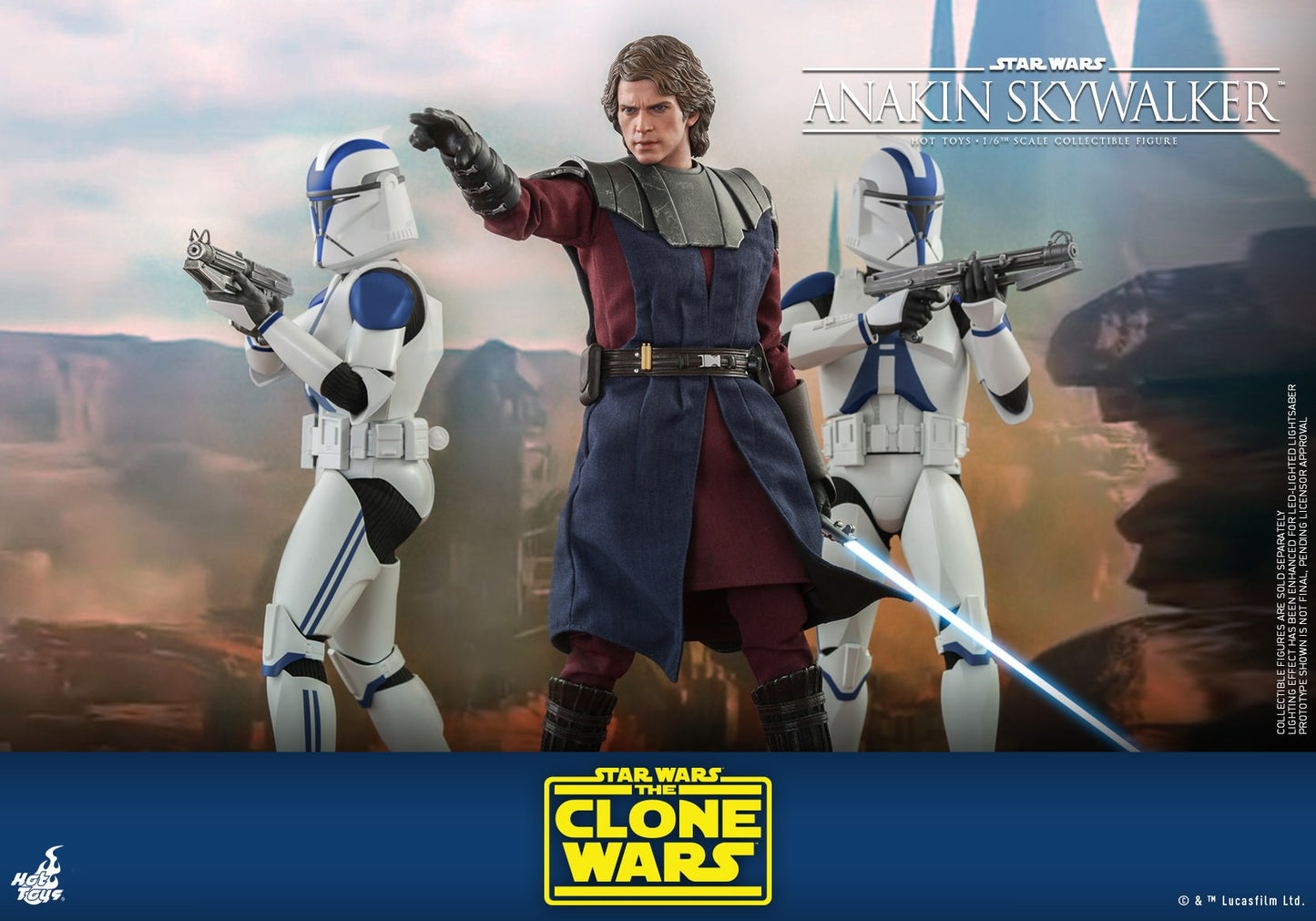 Hot Toys Star Wars: The Clone Wars -Anakin Skywalker (Regular Edition) TMS019