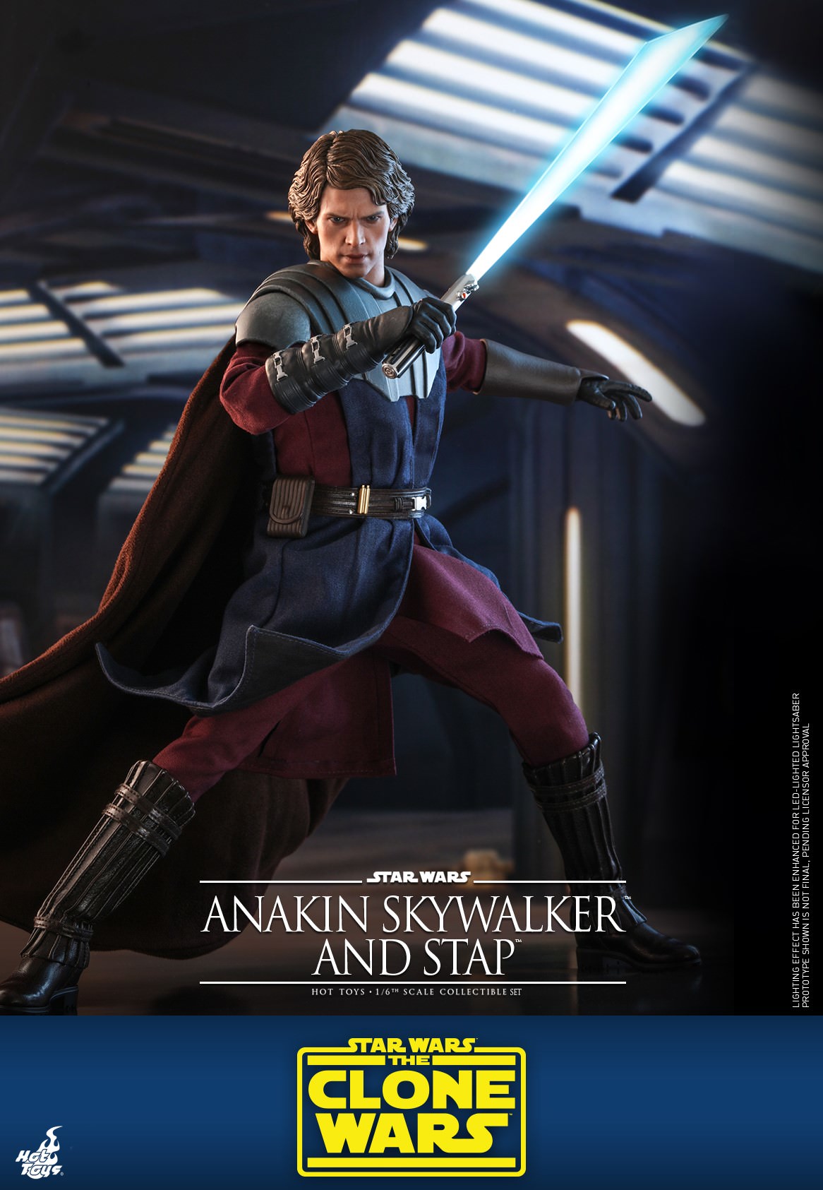 Hot Toys Star Wars: The Clone Wars -Anakin Skywalker and STAP Set (Regular Edition) TMS020