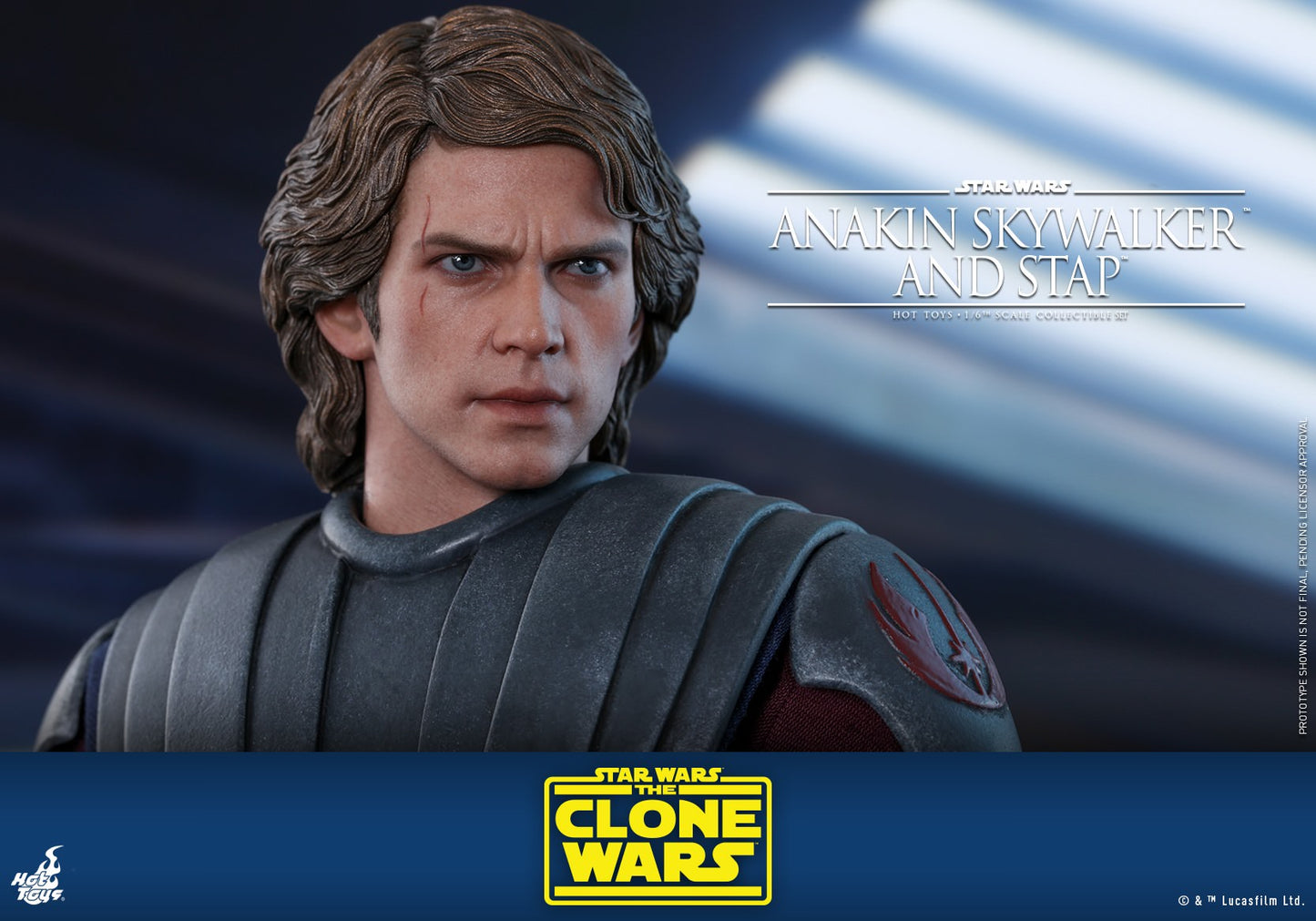 Hot Toys Star Wars: The Clone Wars -Anakin Skywalker and STAP Set (Regular Edition) TMS020