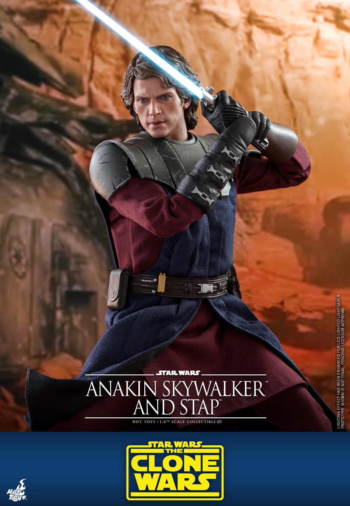 Hot Toys Star Wars: The Clone Wars -Anakin Skywalker and STAP Set (Special Edition) TMS020B