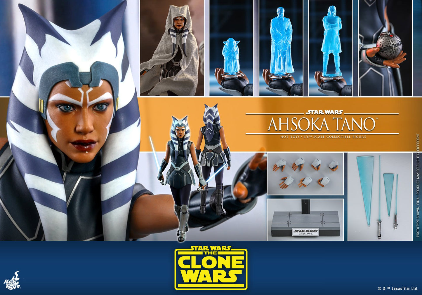 Hot Toys Star Wars: The Clone Wars™ - Ahsoka Tano™ TMS021