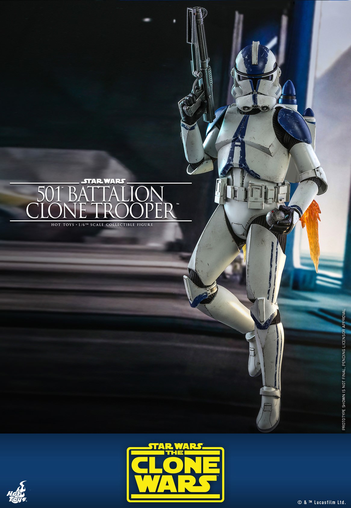 Hot Toys Star Wars: The Clone Wars™ -501st Battalion Clone Trooper™ (Regular Version) TMS022