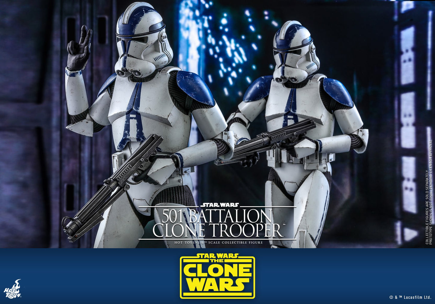 Hot Toys Star Wars: The Clone Wars™ -501st Battalion Clone Trooper™ (Regular Version) TMS022