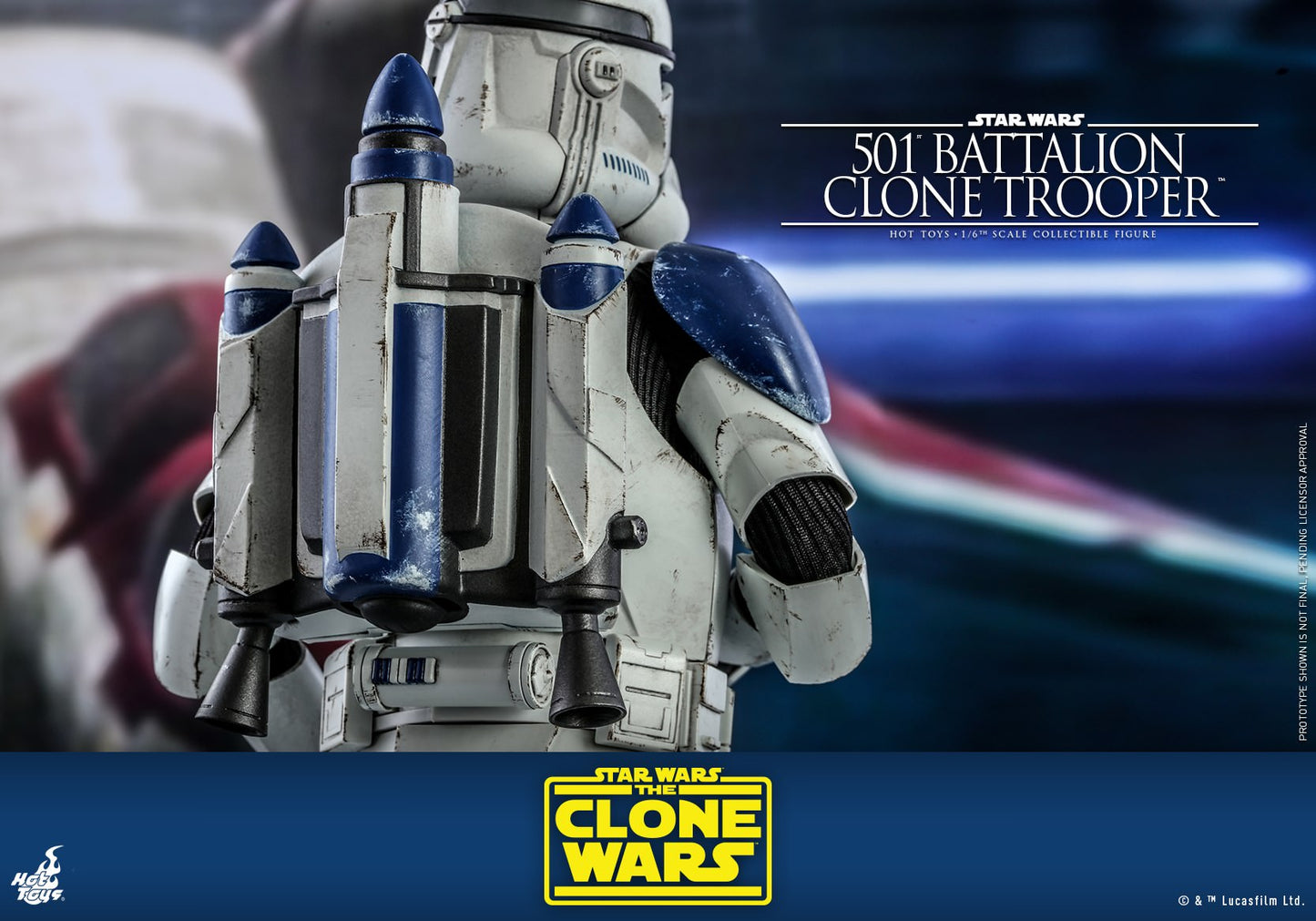 Hot Toys Star Wars: The Clone Wars™ -501st Battalion Clone Trooper™ (Regular Version) TMS022