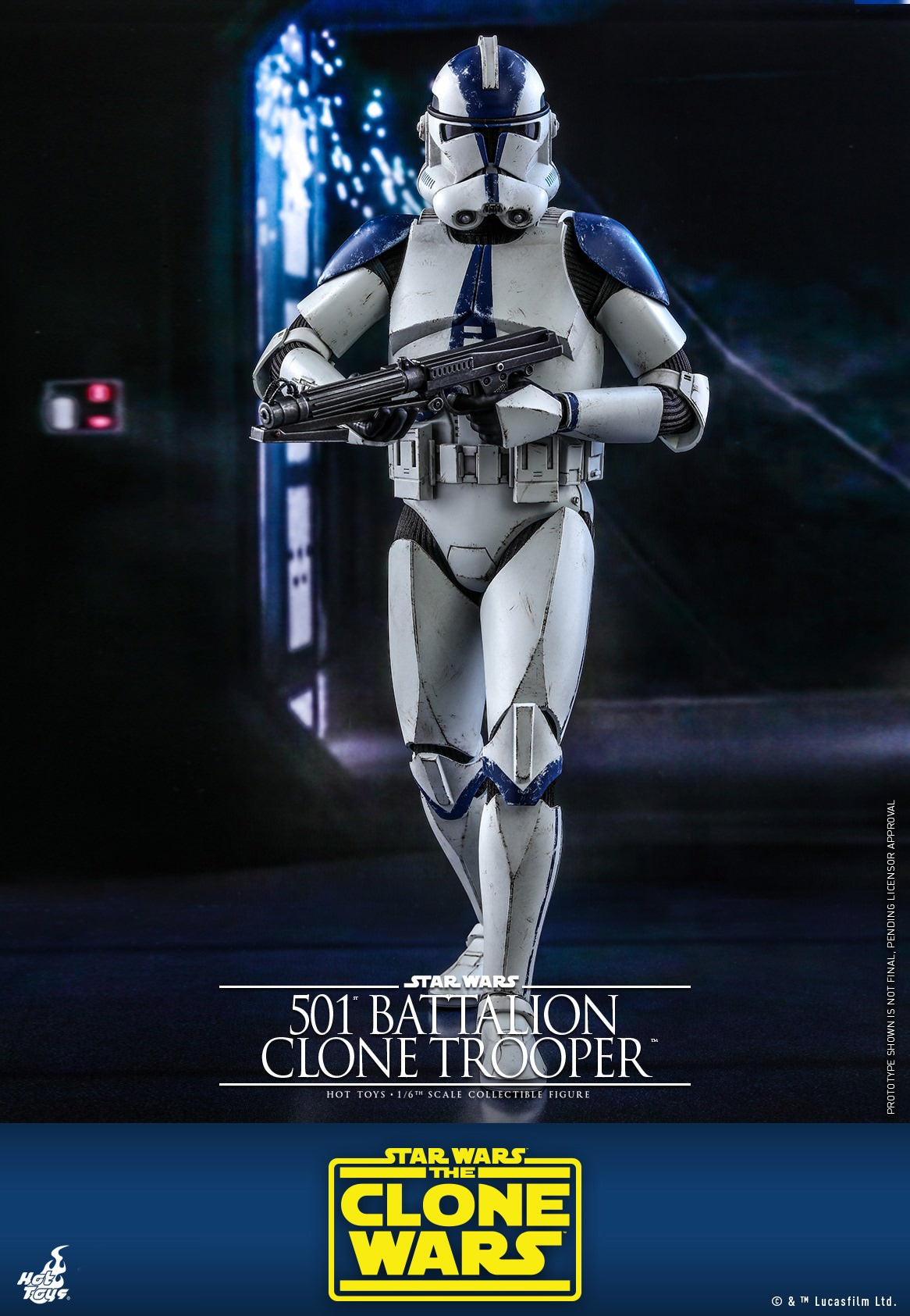 Hot Toys Star Wars: The Clone Wars™ -501st Battalion Clone Trooper™ (Regular Version) TMS022