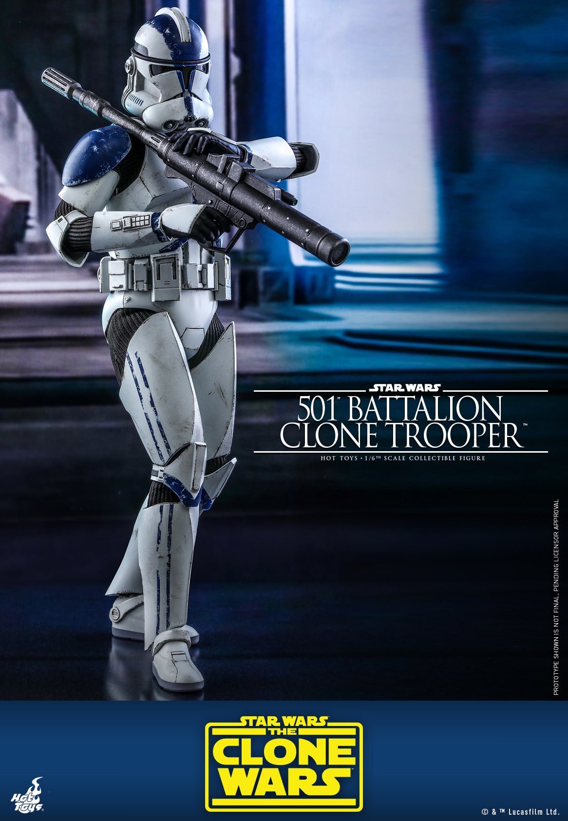 Hot Toys Star Wars: The Clone Wars™ -501st Battalion Clone Trooper™ (Regular Version) TMS022