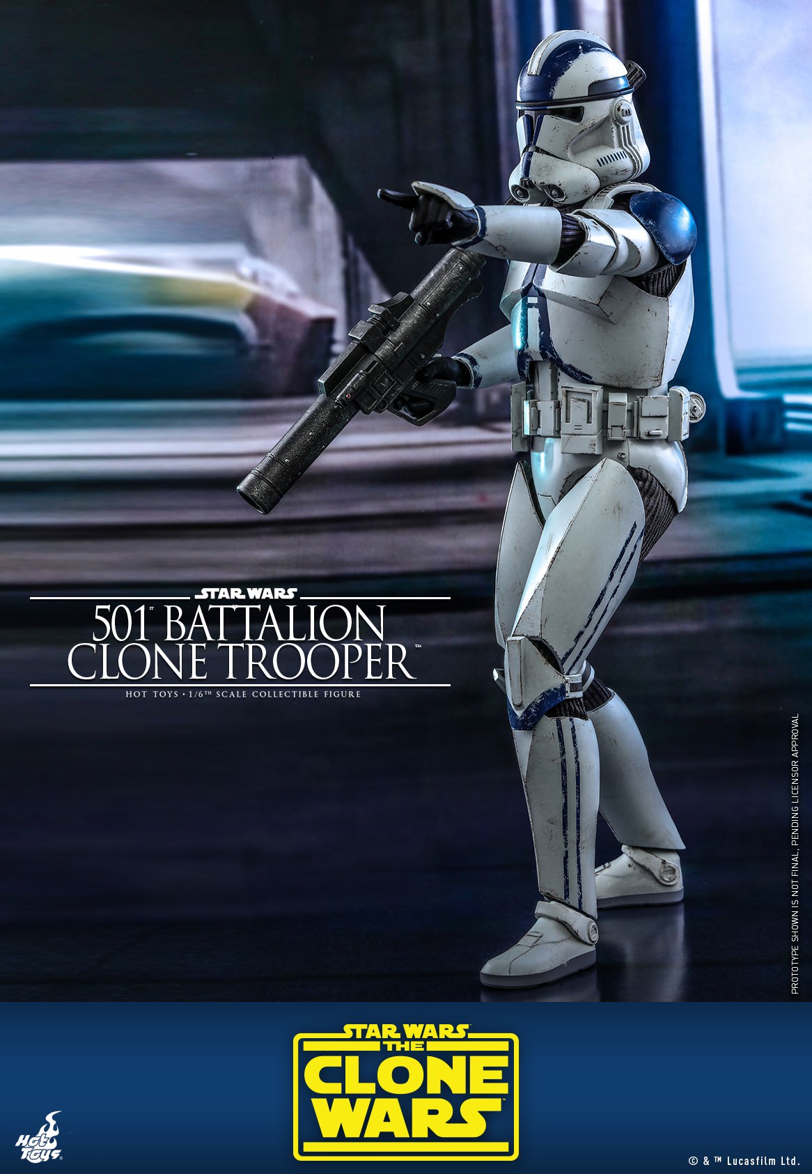 Hot Toys Star Wars: The Clone Wars™ -501st Battalion Clone Trooper™ (Regular Version) TMS022